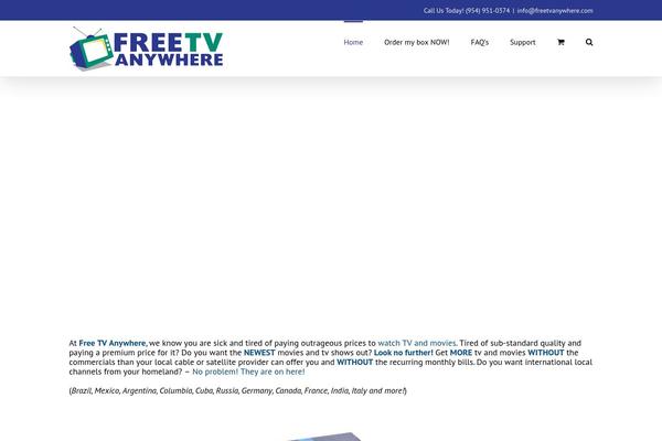 Avada theme site design template sample