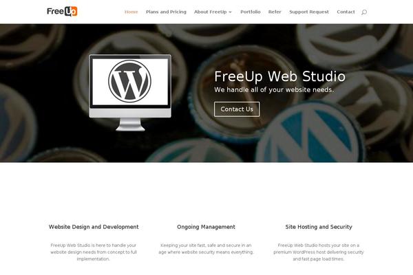 freeupwebstudio.com site used Main-site