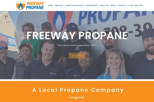 WordPress website example screenshot