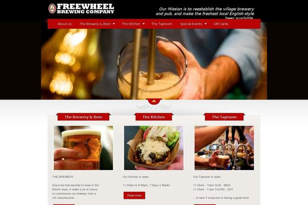 The Restaurant theme site design template sample