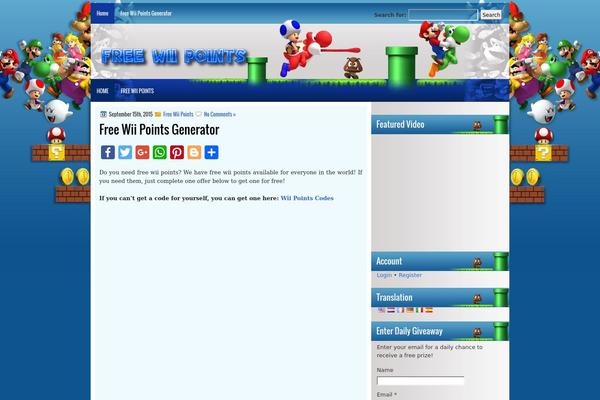 freewiipointsgen.com site used Nintendogames