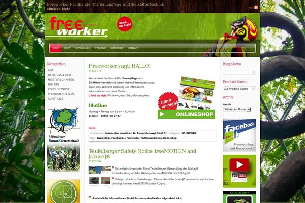freeworker.de site used Clean-magazine-pro