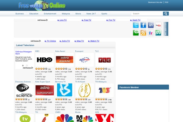 freeworldtvonline.com site used Wtb Video Blue