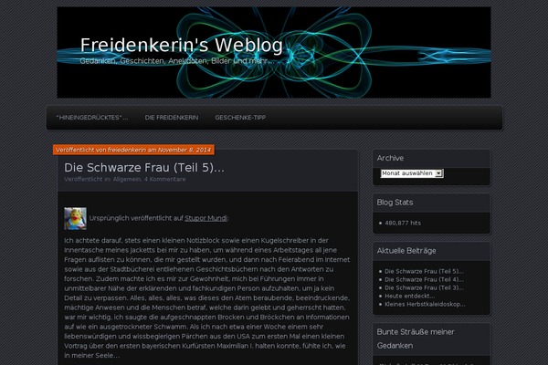 WordPress website example screenshot