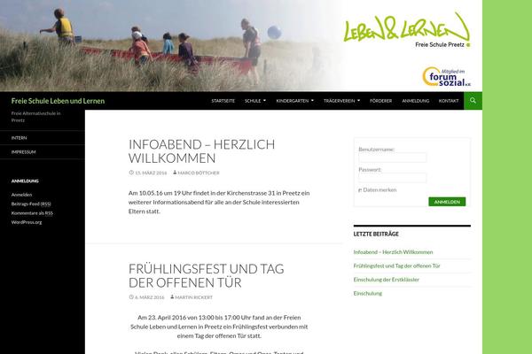WordPress website example screenshot