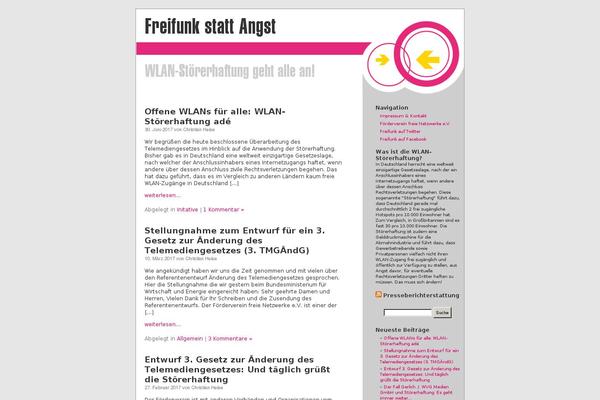 freifunkstattangst.de site used Freifunk-community-template