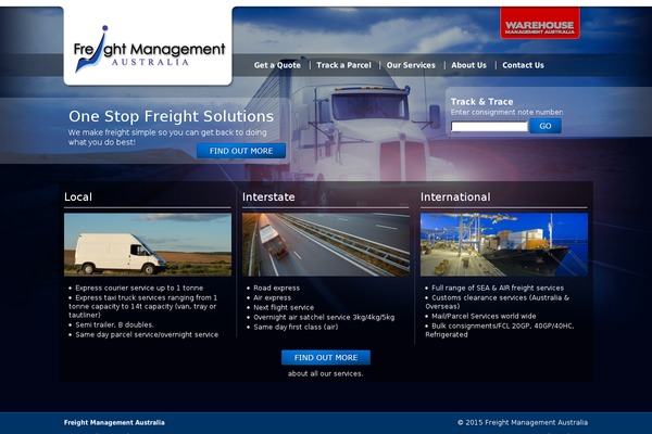 freightmanagement.com.au site used Fma