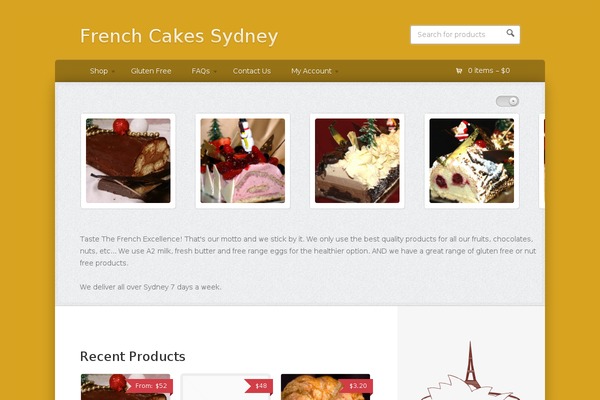 Impreza Child theme site design template sample