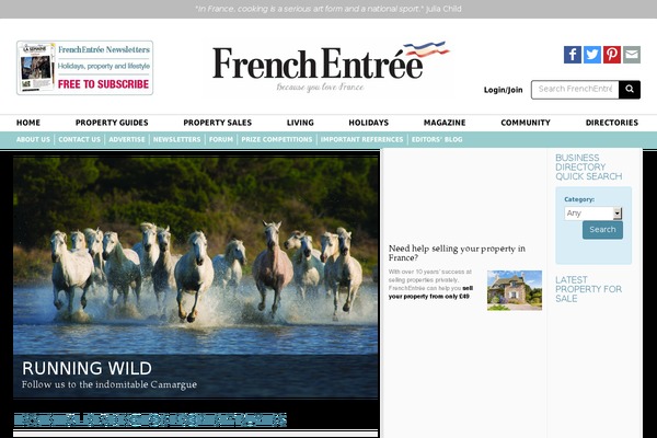 frenchentree.com site used Francemedia-wp