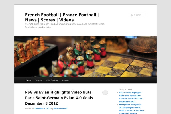 WordPress website example screenshot