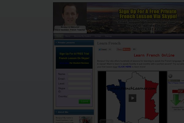 frenchlearner.com site used Fl2023