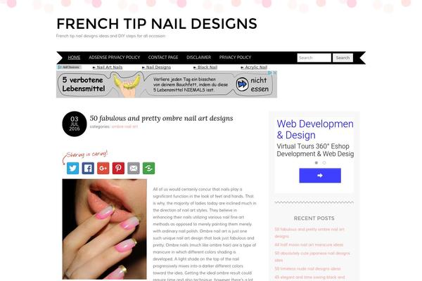 WordPress website example screenshot
