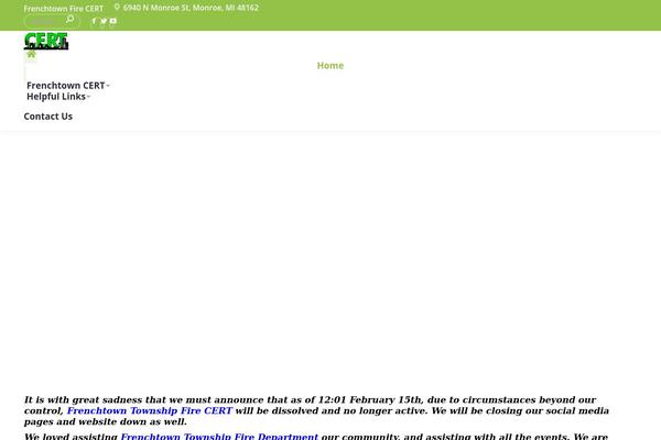 WordPress website example screenshot