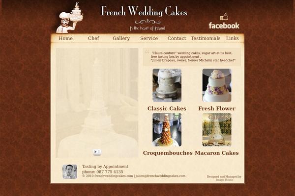 frenchweddingcakes.com site used Aesthete