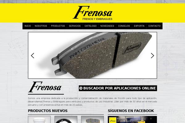 frenosa.com.pe site used Frenosa-theme