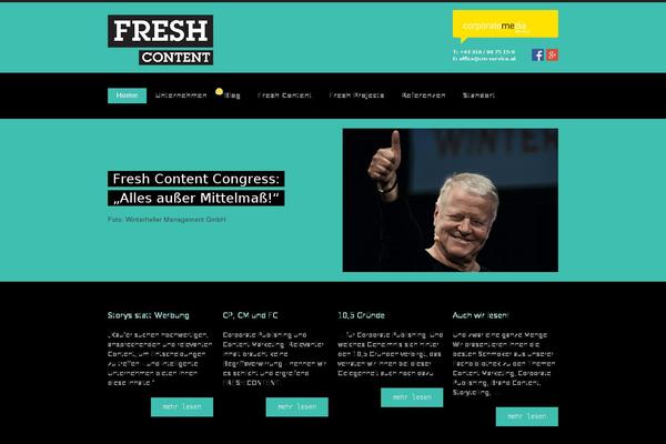 fresh-content.at site used Corporatemedia