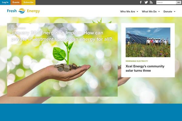 fresh-energy.org site used Freshenergy