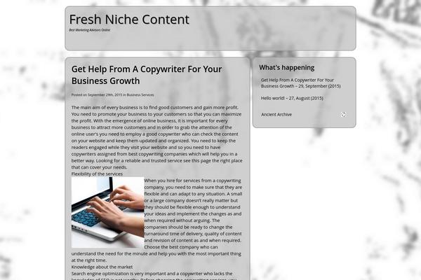fresh-niche-content.com site used GreyRound