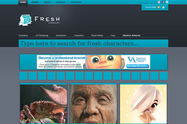 freshcharacters.com site used Fresh_characters