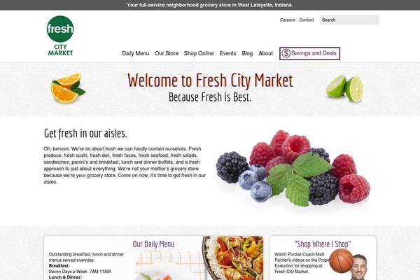 WordPress website example screenshot