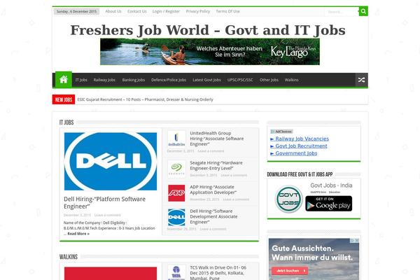 Sahifa theme site design template sample