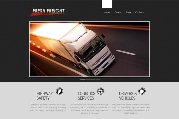 freshfreight.ca site used Theme1840