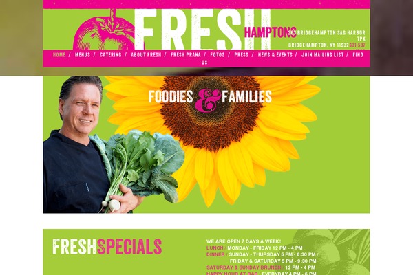 freshhamptons.com site used Freshtheme