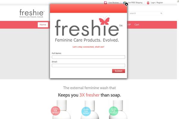 freshieonline.com site used Responsive-bootstrap