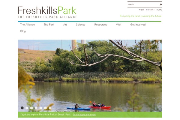 freshkillspark.org site used Sink_freshkills