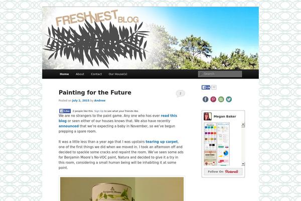 WordPress website example screenshot