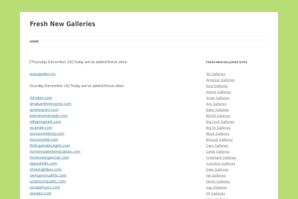 Twenty Twelve theme site design template sample