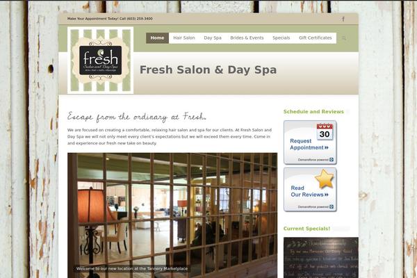 WordPress website example screenshot