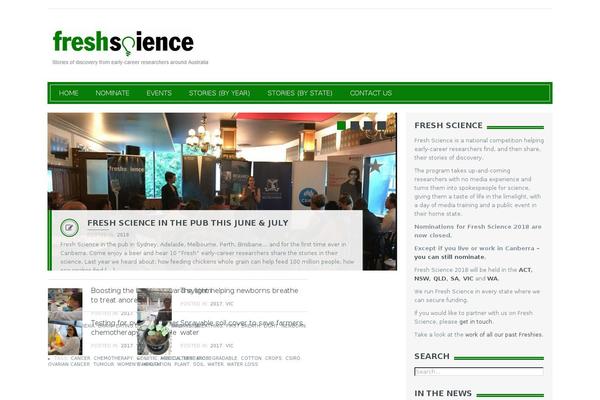 Thesis 1.8.5 theme site design template sample