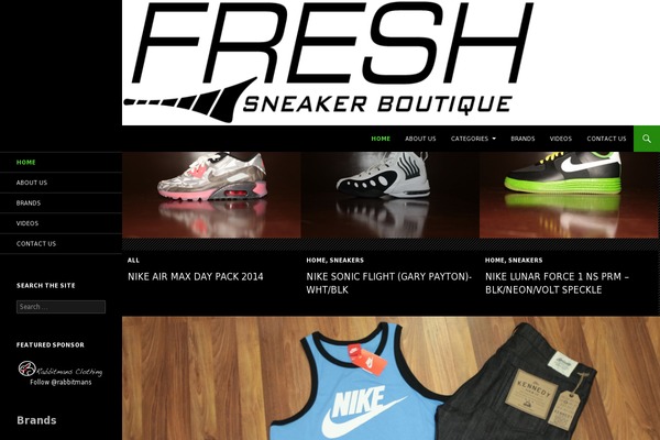 Storefront theme site design template sample