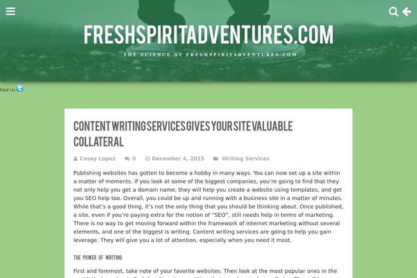freshspiritadventures.com site used PixelHunter