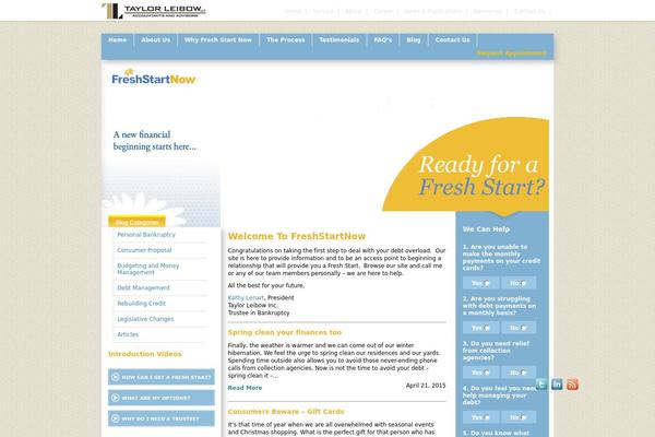 WordPress website example screenshot