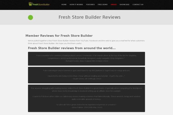 freshstorebuilder-review.com site used Twenty Twelve
