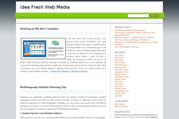 freshwebmedia.com site used Template-cordobo-editan