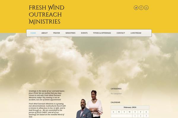 Blessing theme site design template sample