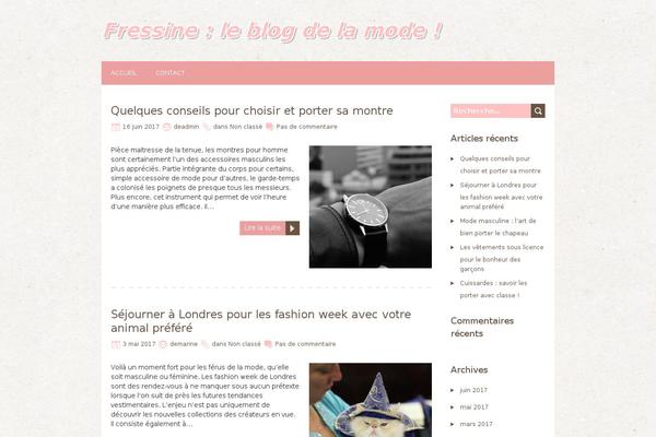 WordPress website example screenshot