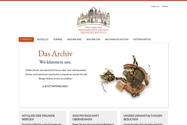 freunde-des-historischen-archivs.de site used Eifelwall