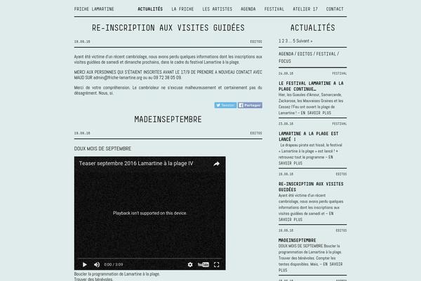 WordPress website example screenshot