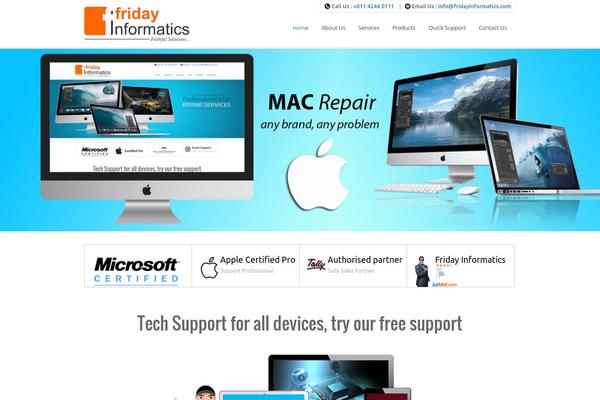Bridge theme site design template sample