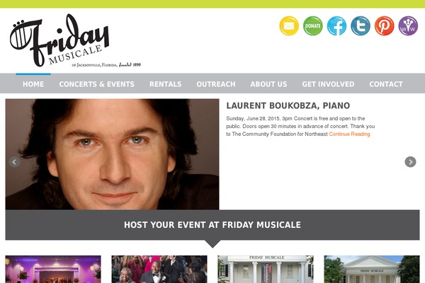 fridaymusicale.com site used Total