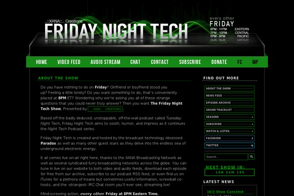 fridaynighttech.com site used Xbn