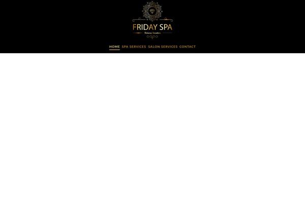 Spa theme site design template sample