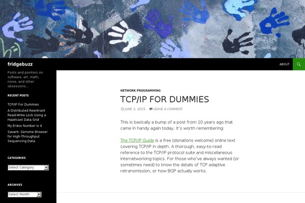 WordPress website example screenshot