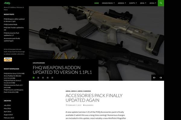 Twenty Fourteen theme site design template sample