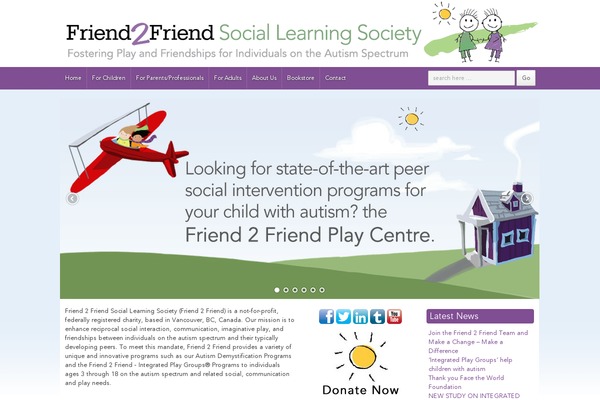 friend2friendsociety.org site used F2f