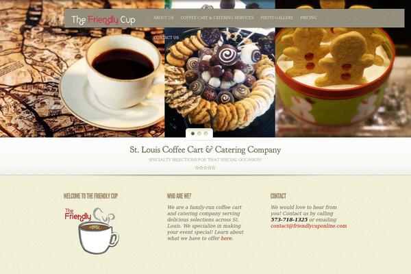 MyCuisine theme site design template sample